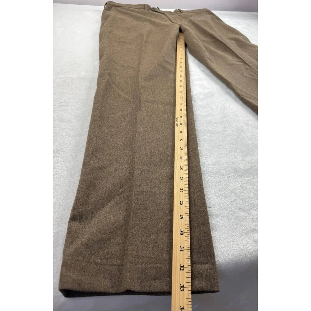 Lands' End Classic Clothing Traditional Fit Chino Pants Men's 38 Khaki Casual - Picture 11 of 12